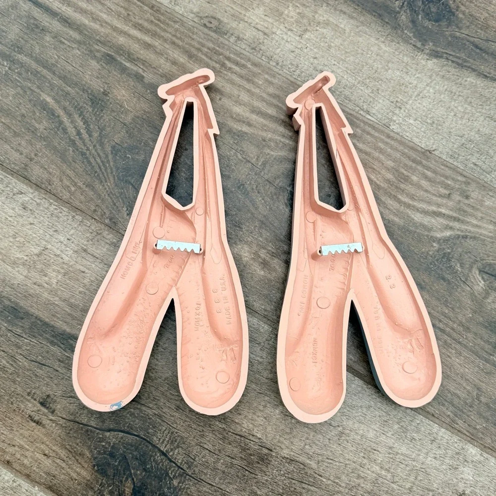 Homco Vintage 1991 Kitschy Ballet Slippers Wall Hanging-Set of 2, Blue Pink, OS